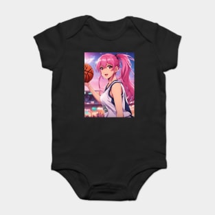 Basketball anime girl Baby Bodysuit